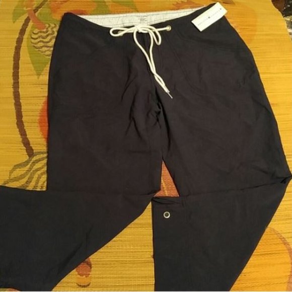 NWT Hilfiger Navy Capri drawstring pant Swim S - Picture 6 of 8